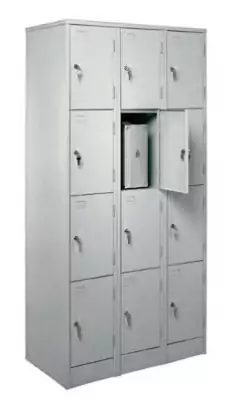 Металлический шкаф для сумок на 12 ячеек (1860x900x500 мм)